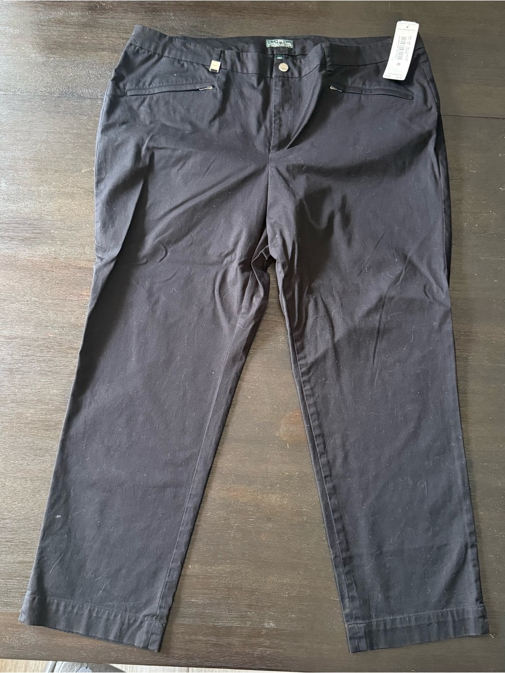 Ralph Lauren Active 20W Black Golf Pants NWT Stretch Career Office Plus Size